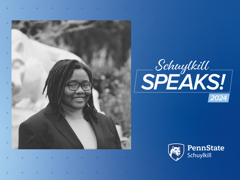 Schuylkill Speaks! Graduating Student Profile featuring recent graduate, Poetic Session